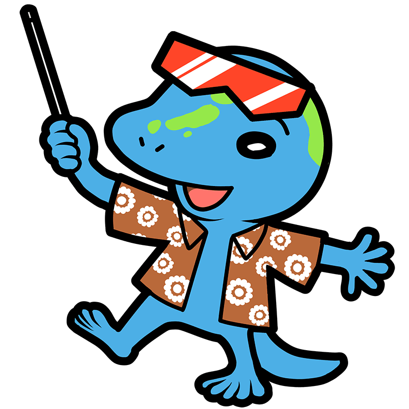平常時のキャラクターのイラスト